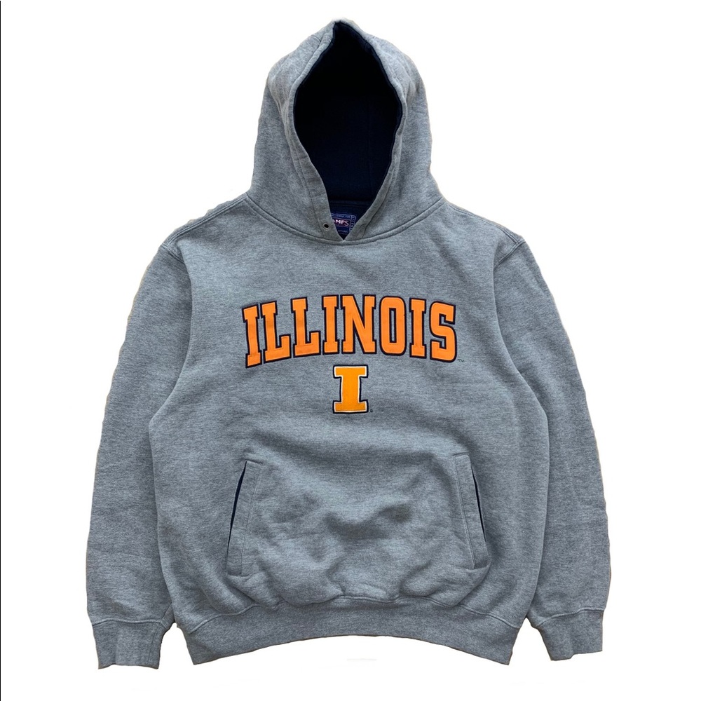 💨🔸Illinois State Embroidered Logo Hoodie (Sz M)